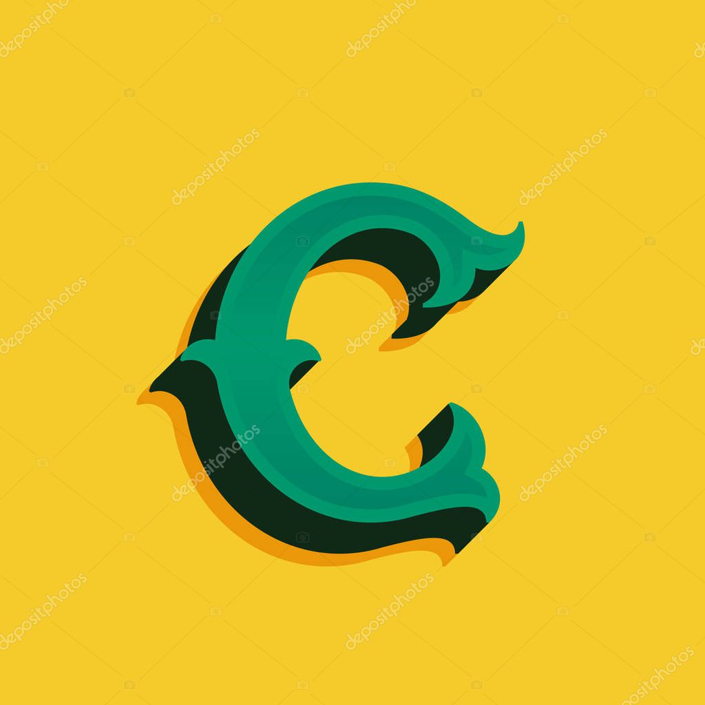 Retro decorative font for western, sport or historical labels, posters etc.