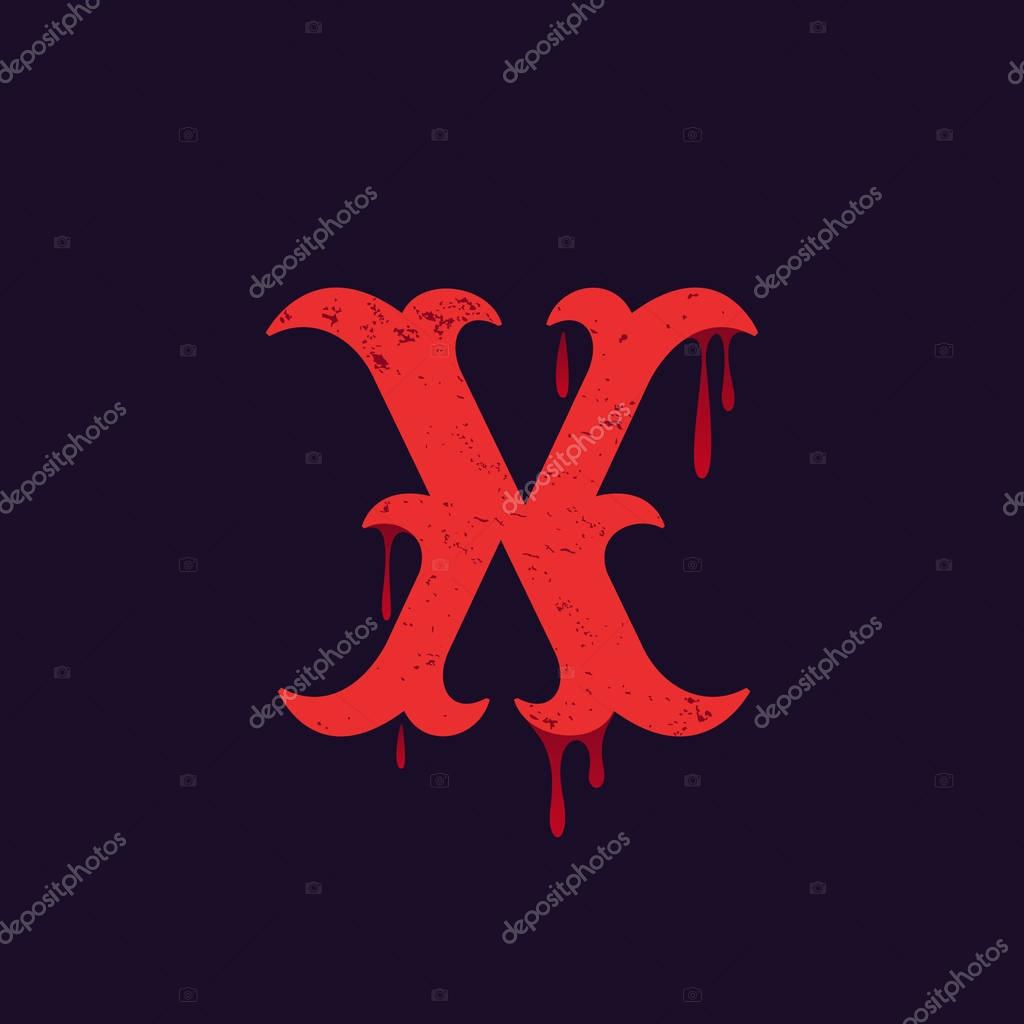 Vector font for historical labels, posters etc.
