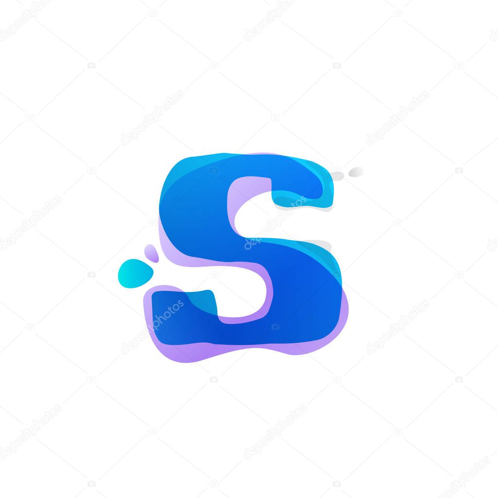 Color overlay style. Vector ecology typeface for labels, headlines, posters, cards etc.