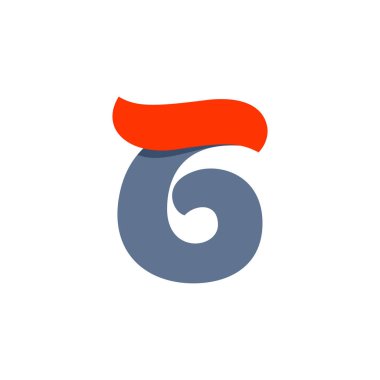 Hızlı hızlı kırmızı bayrak satırı ile 6 nolu logo.