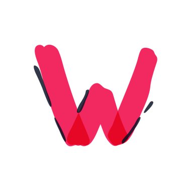 W harfi logosu keçeli kalemle yazılmış..