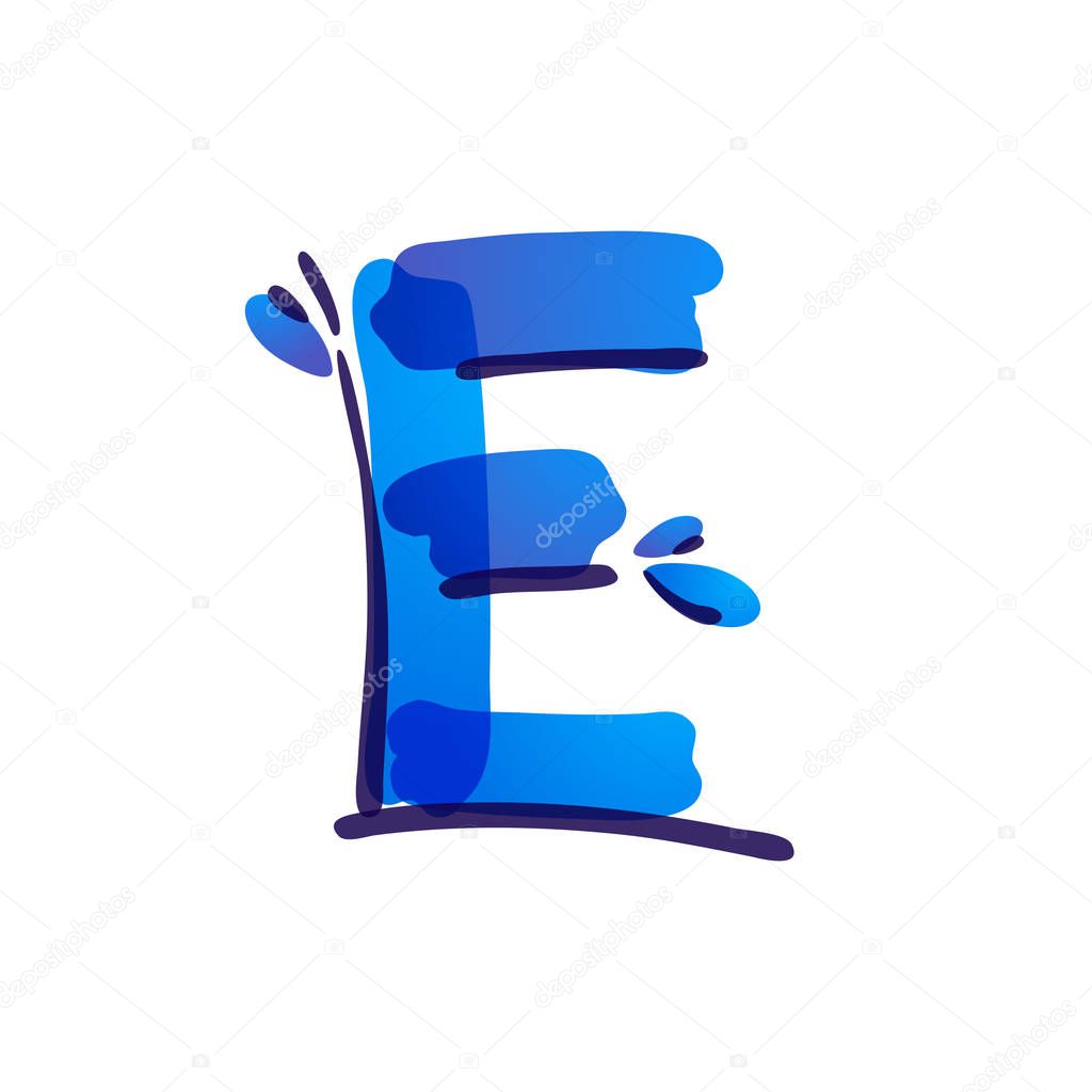 Vector marker font can be used for eco friendly, vegan, bio, raw, organic template.