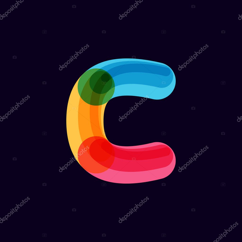 Vector typeface for vibrant identity, nightlife, techno sphere.