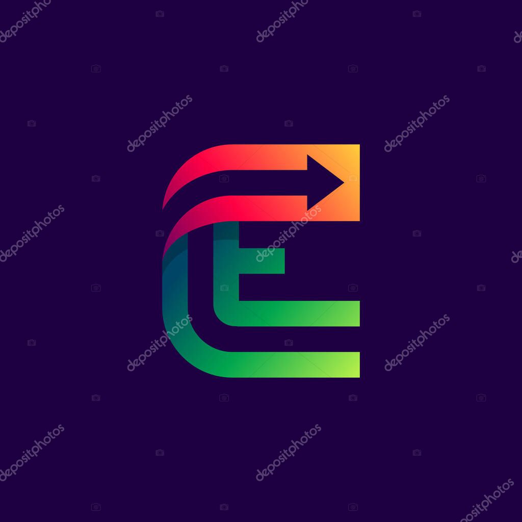 Vector bright colors typeface for delivery labels, business headlines, finance posters, sport cards etc.