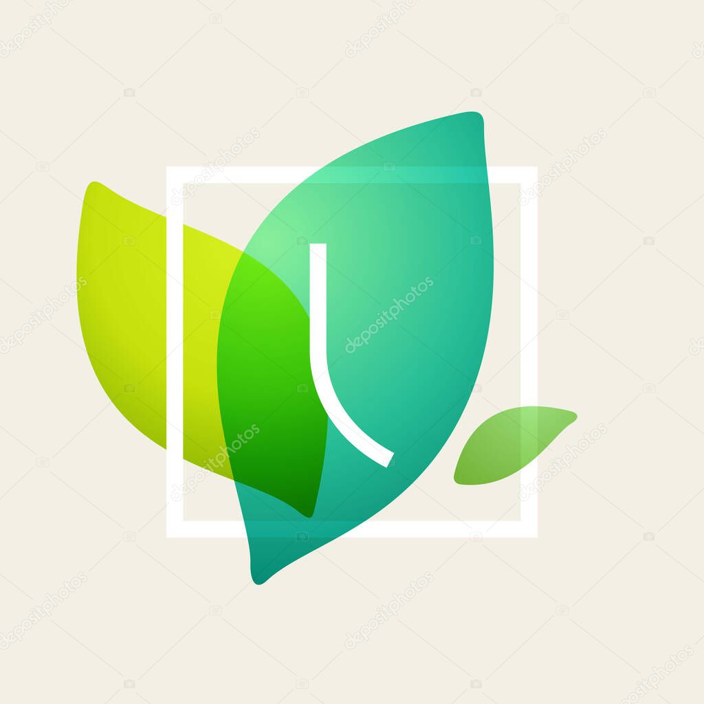 Vector ecology typeface for botanical labels, floral headlines, recycle posters, organic cards etc.