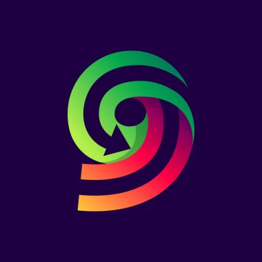 İçinde ok olan dokuz numaralı logo..