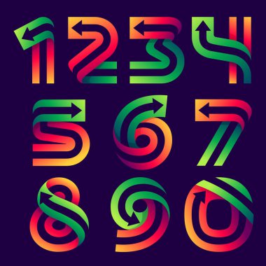 İçinde ok olan sayılar belirlendi.