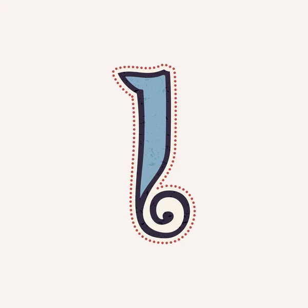 Brev Logo Sann Keltisk Knut Spiral Stil Perfekt Typsnitt För — Stock vektor