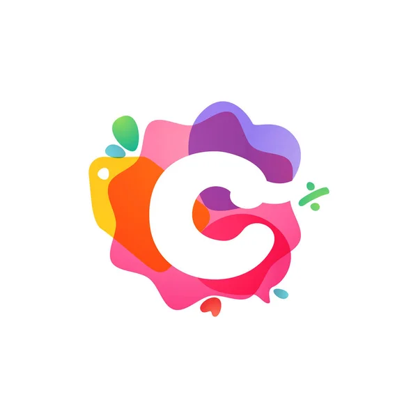 Γράμμα Λογότυπο Εικονίδια Πώληση Επικάλυψη Γραμματοσειράς Αρνητικού Χώρου Υδατογραφίας Τέλεια — Διανυσματικό Αρχείο