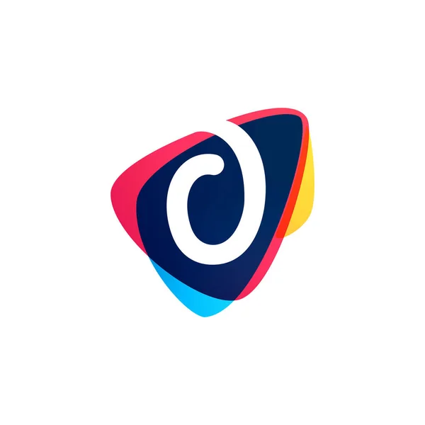 Buchstabe Logo Dynamischer Dreieck Schnittform Vector Symbol Perfekt Für Sport — Stockvektor