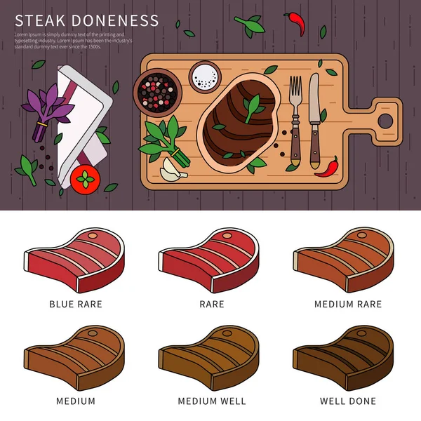 Мясо блюдо дома — стоковый вектор