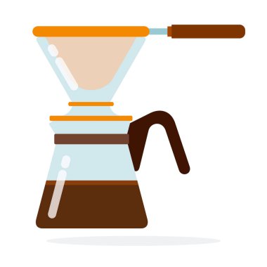 Filtre vektörlü kahve makinesi izole edildi