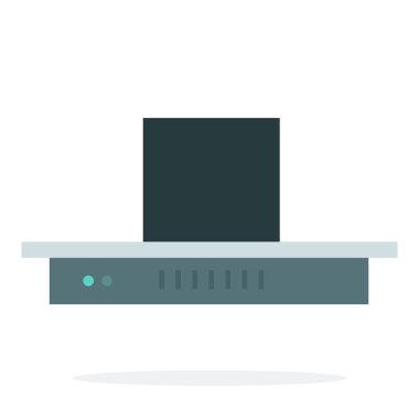 Çekici kaput vektörü izole edildi