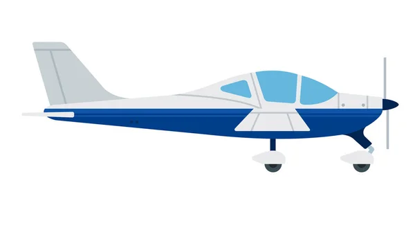 Deportes monoplano vector plano material diseño aislado objeto sobre fondo blanco . — Vector de stock