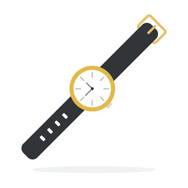 Wrist Mechanical Watch vector flat isolated — 스톡 벡터