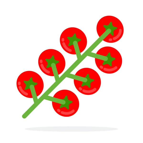 Ramo de tomates — Vector de stock
