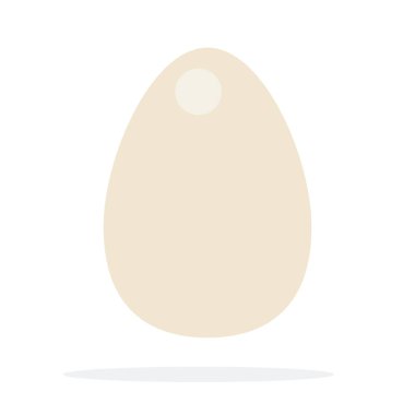 White egg upright