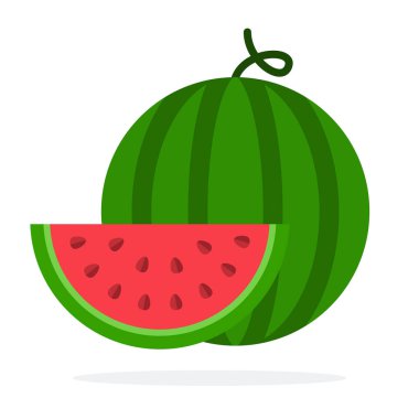 Karpuz ve bir dilim karpuz.