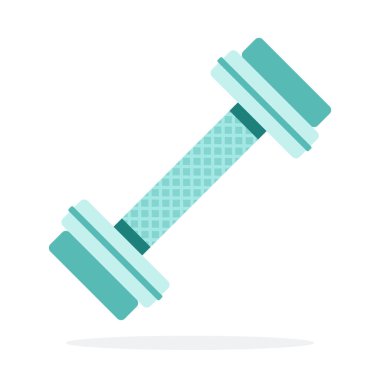 Spor salonu için Dumbbell izole edilmiş