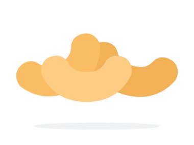 Ceviz yığını vektör düz izole