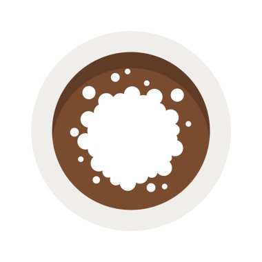 Kase vektöründeki tuz izole edilmiş.