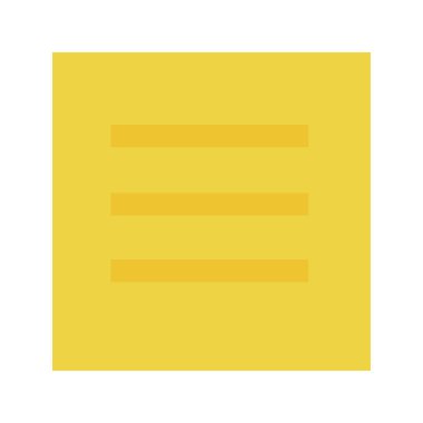 Sarı etiket vektörü izole edildi