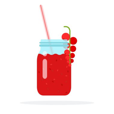 Cam kavanozdaki üzümlü üzümlü meyve püresi.