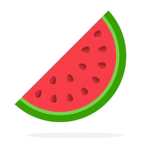 Delen van watermeloen — Stockvector