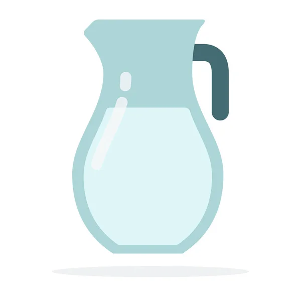 Glass jug of milk — Stock Vector