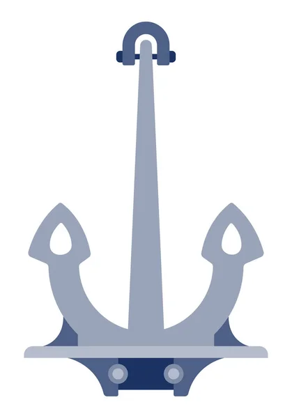 Ship anchor vector icon flat isolated — Stock Vector