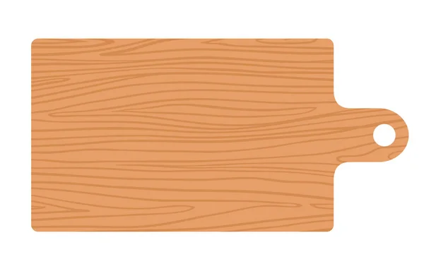Кухня деревянная векторная плоская — стоковый вектор