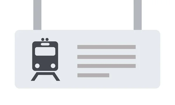 Metroingang teken vector plat geïsoleerd op wit — Stockvector