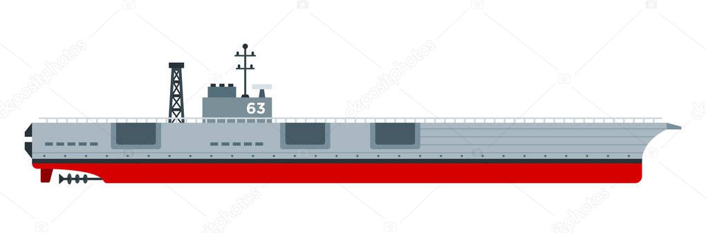 Helicopter destroyers vector flat icon