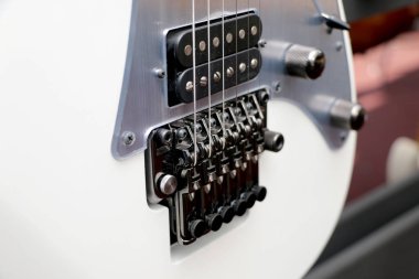 çok sayıda elektrik gitar üstünde belgili tanımlık sayaç mağaza