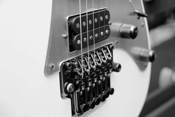 Gran Número Guitarras Eléctricas Mostrador Tienda —  Fotos de Stock