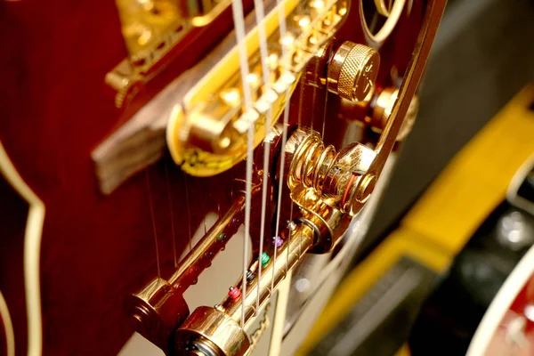 Elegante Saite Gitarre Lackiert — Stockfoto