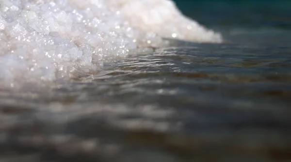 Sůl Mrtvé moře kameny u Mrtvého moře — Stock fotografie