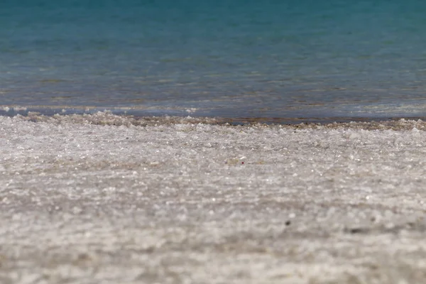 Dead Sea salt stones at the Dead Sea