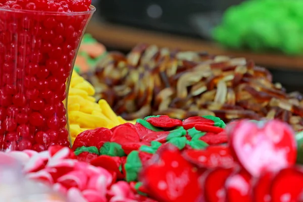 Gelatina colorido caramelo amplia gama — Foto de Stock
