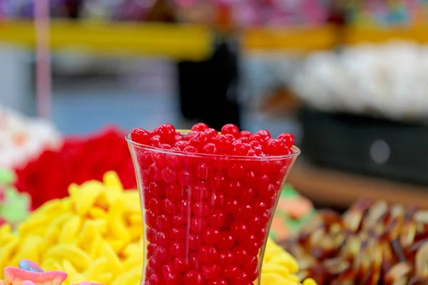 Dulces de gelatina muy coloridos y de amplia gama . — Foto de Stock