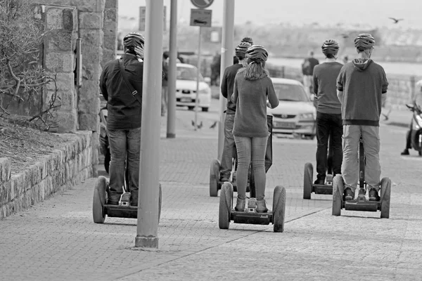 Monokoleso Elektrik Transport Zum Skifahren — Stockfoto