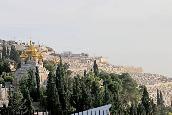 Zolotyoho Kuppel Dekker Poklonninya Islamsk Moske Moske Jerusalem – stockfoto