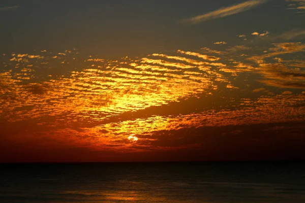 kış, bulutlu gökyüzü, bulutlar deniz güneş ray günbatımı