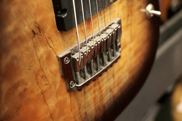 Elegante Cuerda Eléctrica Guitarra Pintada —  Fotos de Stock