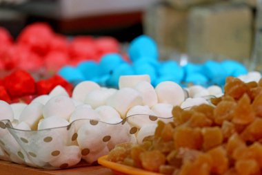 Jelatin renkli şeker geniş