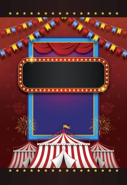 Karnaval ve lunapark, Aile eğlencesi günü arka plan