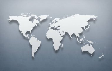 Dünya Haritası, dijital dünya haritası, yüksek teknoloji göster, futuristik 