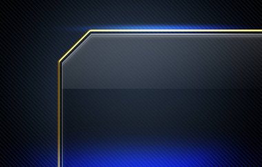 koyu arka plan ile parlak çerçeve