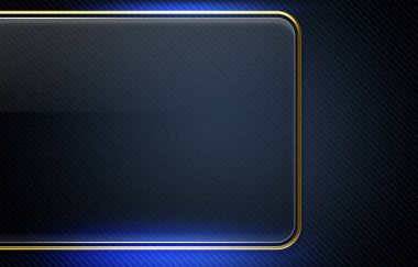 koyu arka plan ile parlak çerçeve