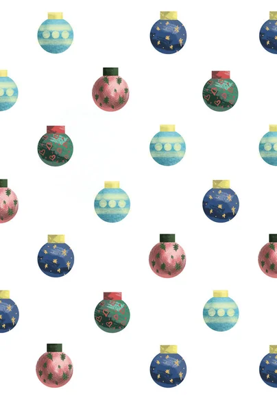 Illustration Boules de Noël — Photo